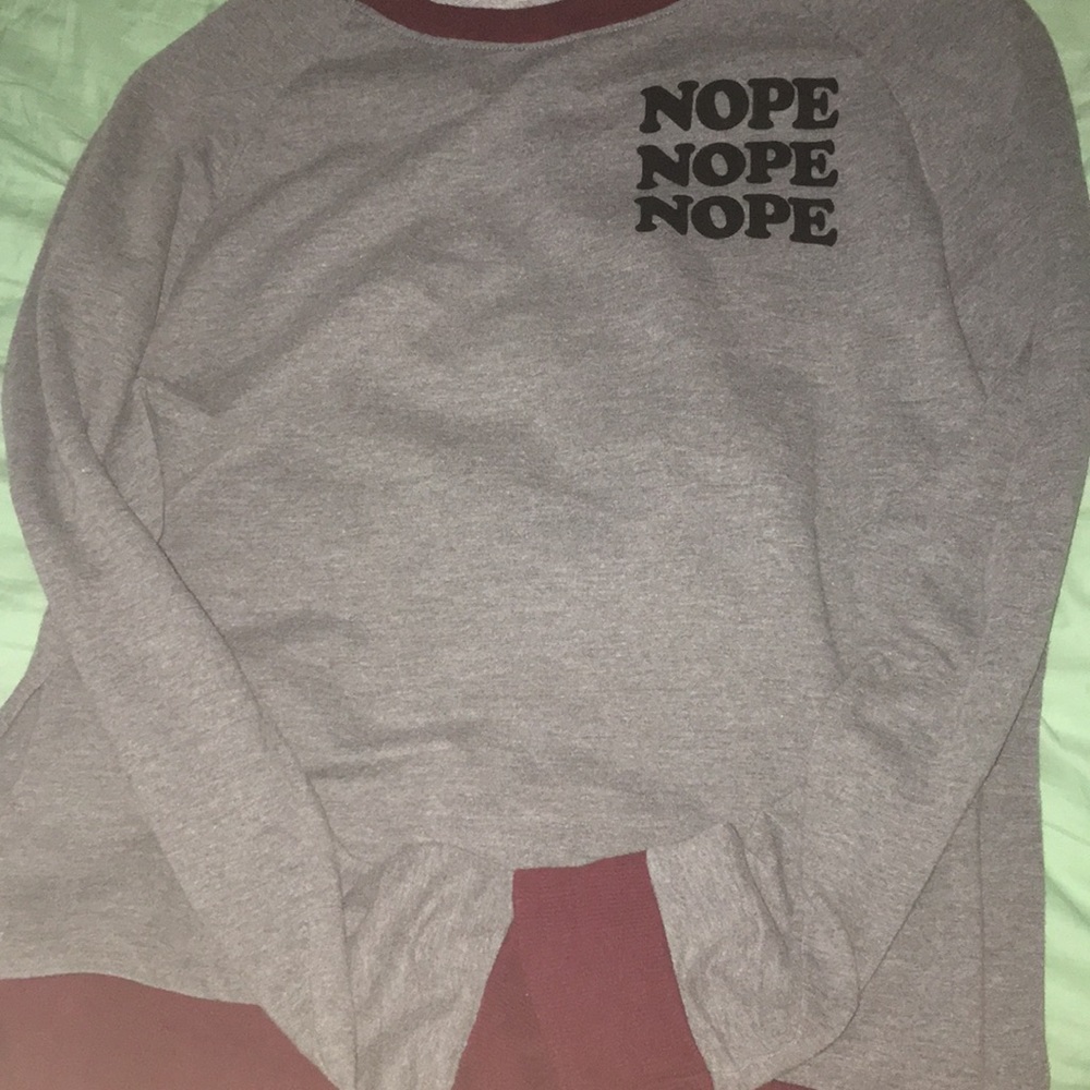 Nope nope nope crew sweatshirt
